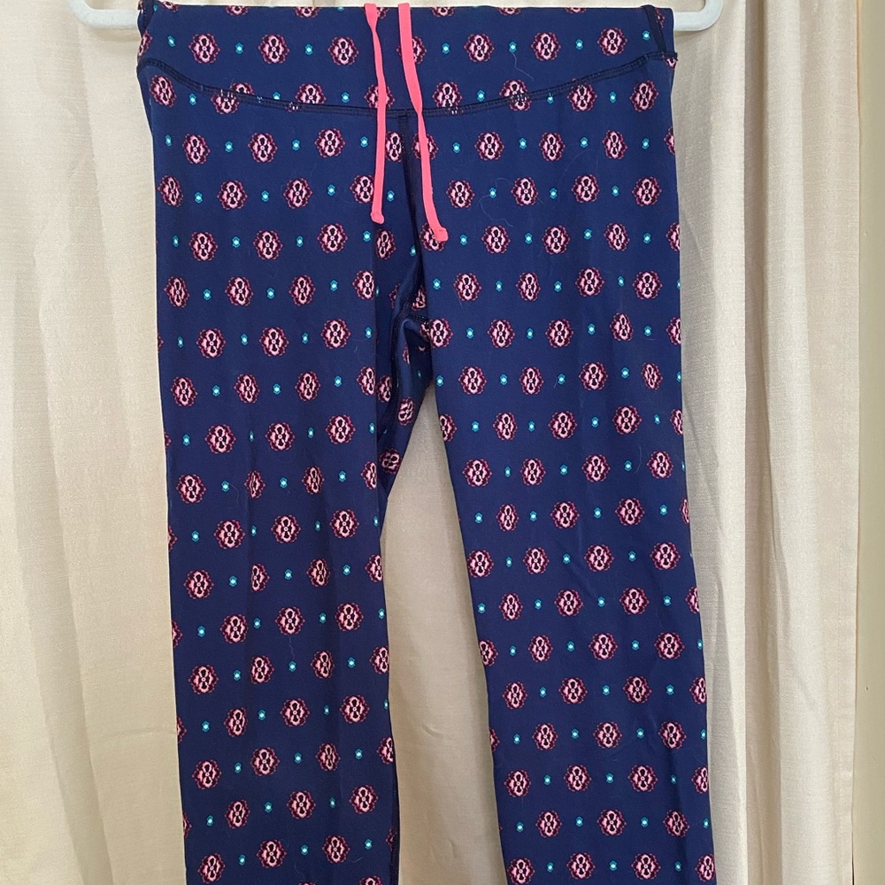 Old navy blue boho active leggings